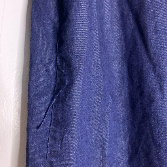 Kate Spade High Neck Open Back long sleeve Denim Mini dress small - Picture 6 of 10